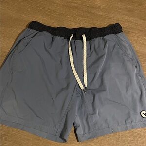 Vuori Men’s Blue Athletic Shorts with Drawstring